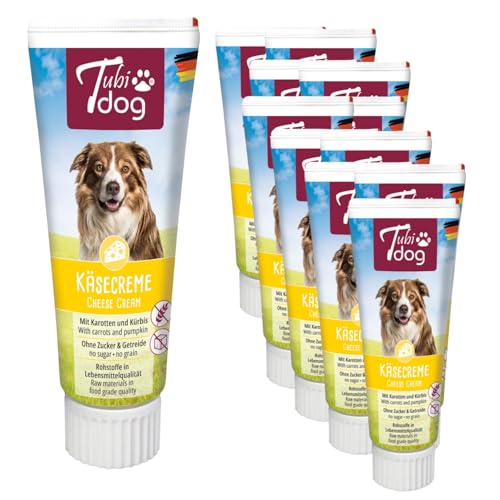 Tubi Dog Käsecreme für Hunde – Leckere Belohnung & Trainingshilfe – Natürliche Rezeptur ohne Zuckerzusatz von Hansepet