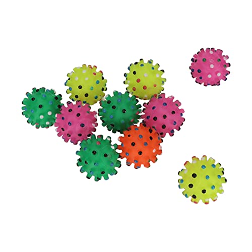 10pcs Hundeweiche Quietschbällchen Spielzeug für Gesundes Zahnfleisch Vinylmaterial Haustierspielzeug Zum Reinigen von Zähnen und Training von Hunden 10pcs Hundeweiche Quietschbällchen Spielzeug für Gesundes Zahnfleisch Vinylmaterial Haustierspielzeug Zum Reinigen von Zähnen und Training von Hunden von Haofy