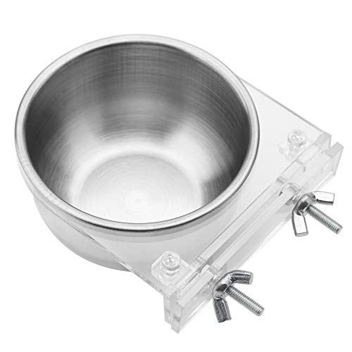 Edelstahl -Vogelhäuschenschale, Hängende Wasserschale, Leicht zu Versammeln, Verhindert Kippen, Kleine Größe, für die Meisten Käfige Geeignet, Leicht zu Platzieren, Großartiges Accessoire für Edelstahl -Vogelhäuschenschale, Hängende Wasserschale, Leicht zu Versammeln, Verhindert Kippen, Kleine Größe, für die Meisten Käfige Geeignet, Leicht zu Platzieren, Großartiges Accessoire für von Haofy