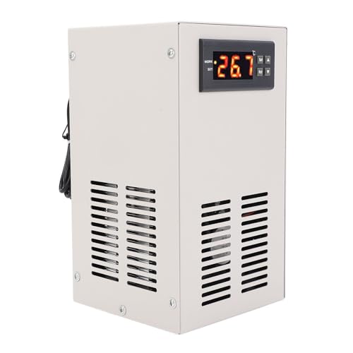 Haofy Aquariumkühler 20L Aquarium-Wasserkühlmaschine, Intelligente Digitalanzeige, Leise Konstante Temperatur, Elektronische Halbleiterkühlung (EU-Stecker) von Haofy