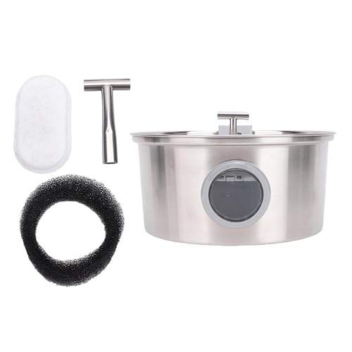 Haofy Edelstahl -Katzenwasserbrunnen mit Großer Kapazität, Automatischer Zirkulierender Wasserfuttermittel, Geeigneter, Hunde, Haustierbrunnen, Ruhiger Trinkschalenspender Haofy Edelstahl -Katzenwasserbrunnen mit Großer Kapazität, Automatischer Zirkulierender Wasserfuttermittel, Geeigneter, Hunde, Haustierbrunnen, Ruhiger Trinkschalenspender von Haofy