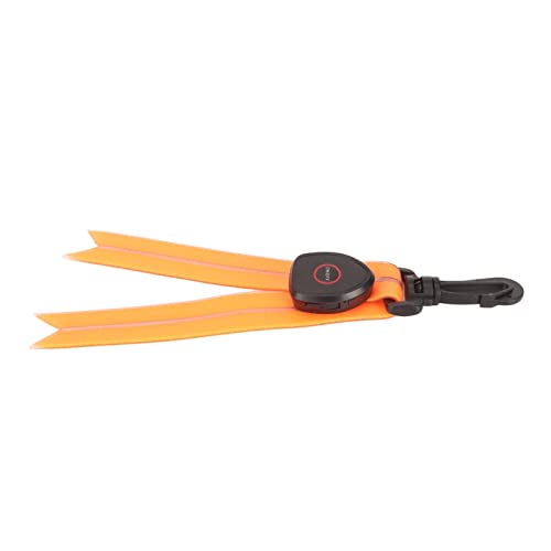 PVC Reflektierende Anhänger, Leicht Zu Reinigen Fliege Form PVC Reflektierende Schlüsselanhänger LED Leucht Wasserdicht für Camping für Schultasche (ORANGE) von Haofy