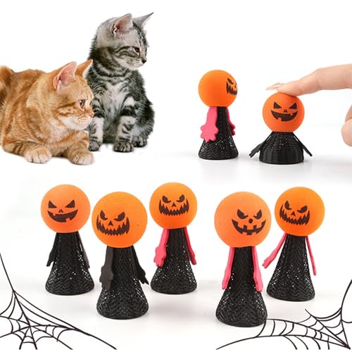 Interaktives Katzenspielzeug für Halloween, 5 Stück von Haourlife