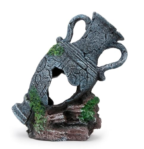 HAPPET Deko Terrarium Krug 21.2×11×22.8 cm - Antike Amphore, Natürliches Aussehen, Tierversteck HAPPET Deko Terrarium Krug 21.2×11×22.8 cm - Antike Amphore, Natürliches Aussehen, Tierversteck von Happet