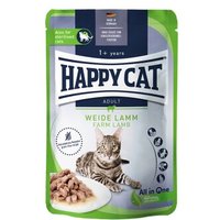 HAPPY CAT Culinary Nassfutter Katze Adult, Weide Lamm,Meat in Sauce 20x85 g von Happy Cat