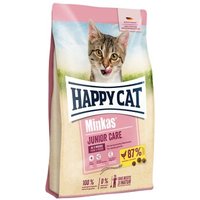 HAPPY CAT Minkas Trockenfutter Katze Junior, Care, Geflügel 10 kg von Happy Cat