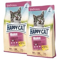 HAPPY CAT Minkas Trockenfutter Katze Adult, Sterilised, Geflügel 2x10 kg von Happy Cat