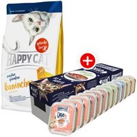 HAPPY CAT Sensitive Grainfree Kaninchen Mischfütterungs-Set von Happy Cat