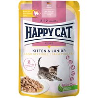 HAPPY CAT Young Meat in Sauce Kitten & Junior Land Geflügel 20x85 g von Happy Cat