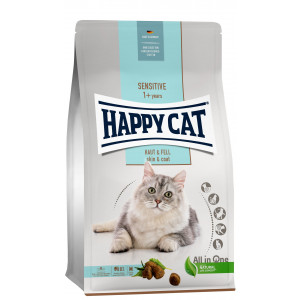 Happy Cat Adult Sensitive Haut & Fell Katzenfutter 2 x 4 kg von Happy Cat