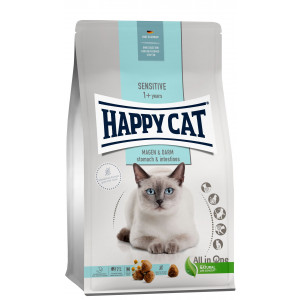 Happy Cat Adult Sensitive Magen und Darm Katzenfutter 1,3 kg von Happy Cat