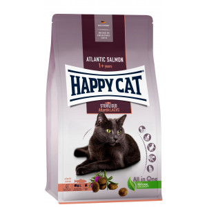 Happy Cat Adult Sterilised mit Atlantik Lachs Katzenfutter 1,3 kg von Happy Cat