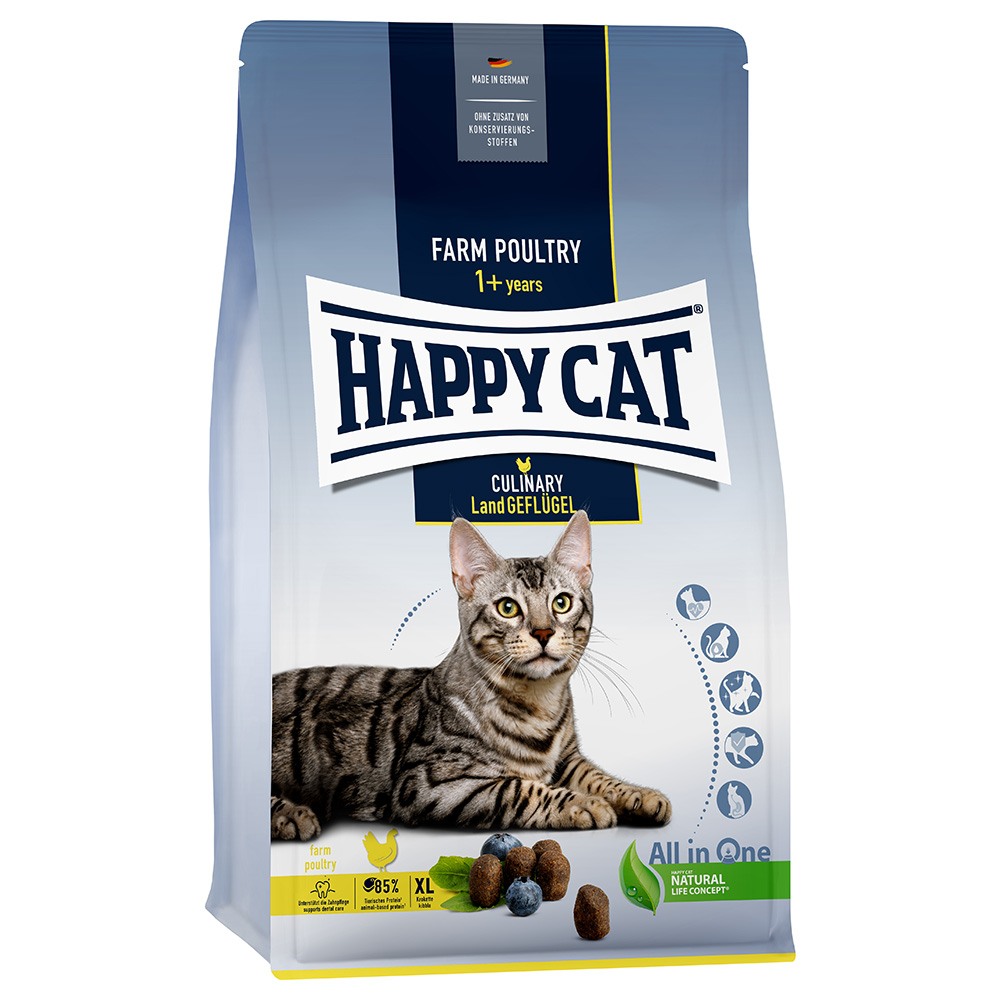 Happy Cat Culinary Adult Land-Geflügel  - Sparpaket: 2 x 10 kg von Happy Cat