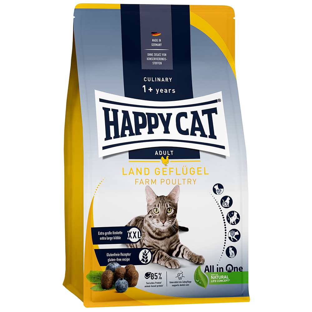 Happy Cat Culinary Adult Land-Geflügel  - Sparpaket: 2 x 10 kg von Happy Cat