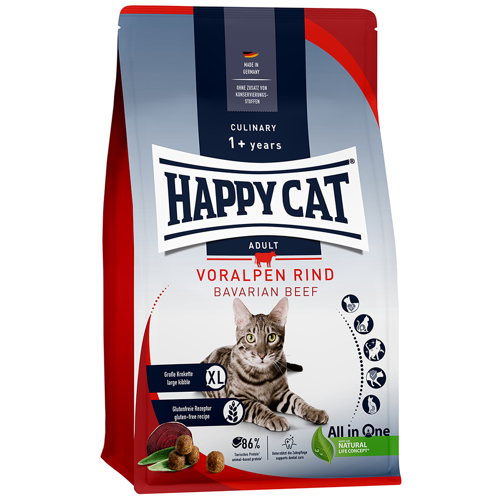 Happy Cat Culinary Adult Voralpen-Rind - 1,3 kg von Happy Cat