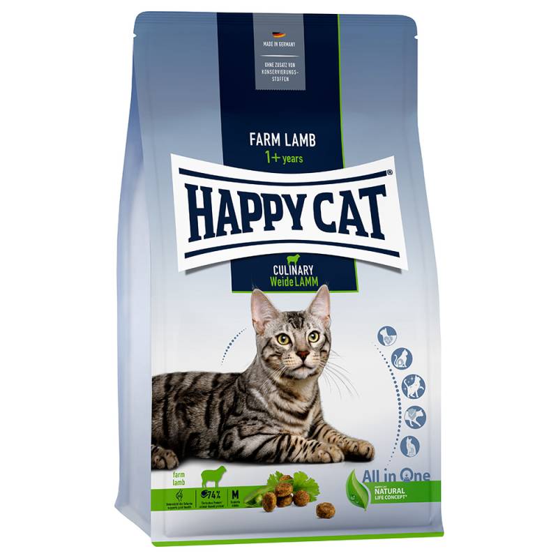 Happy Cat Culinary Adult Weide-Lamm - Sparpaket: 2 x 300 g von Happy Cat