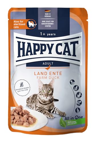 Happy Cat Culinary Meat in Sauce Land Ente Pouch 85 g von Happy Cat