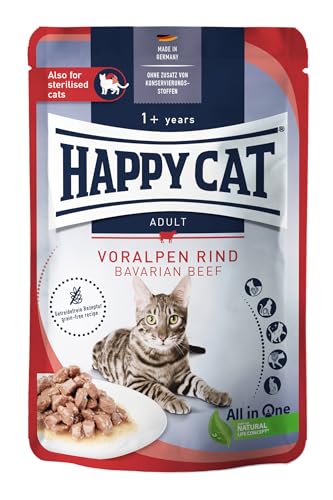 Happy Cat Culinary Meat in Sauce Voralpen Rind Pouch 85 g von Happy Cat