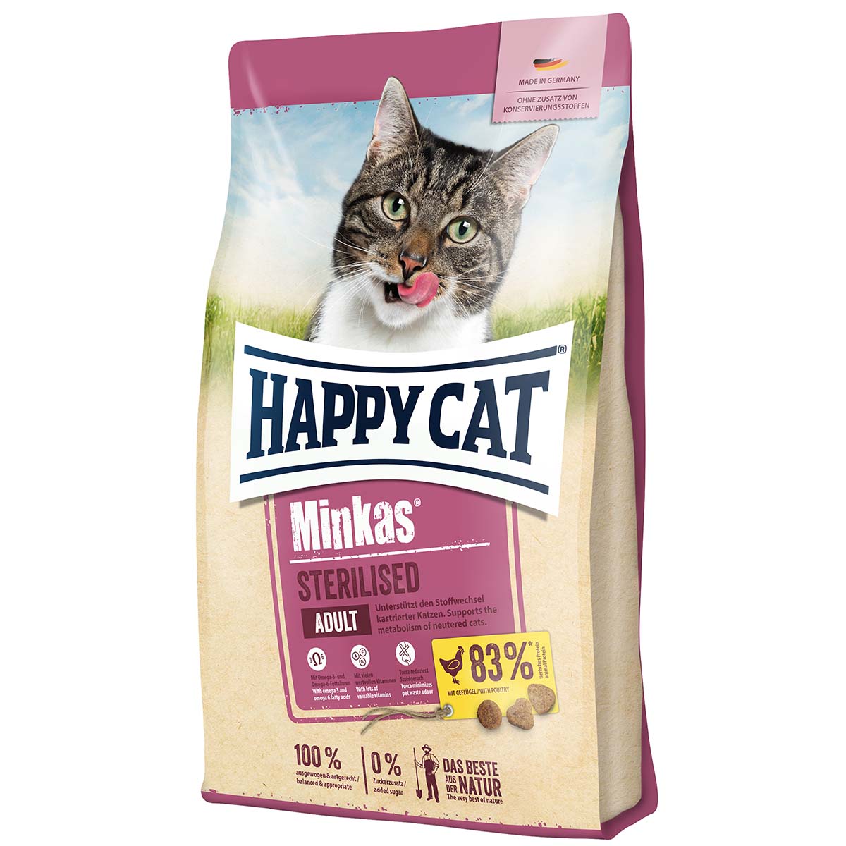 Happy Cat Minkas Sterilised Geflügel 10kg von Happy Cat