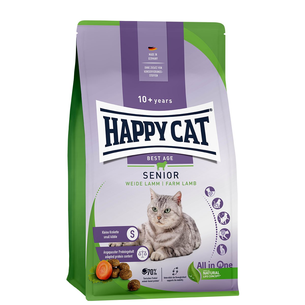 Happy Cat Senior Weide Lamm 1,3 kg von Happy Cat