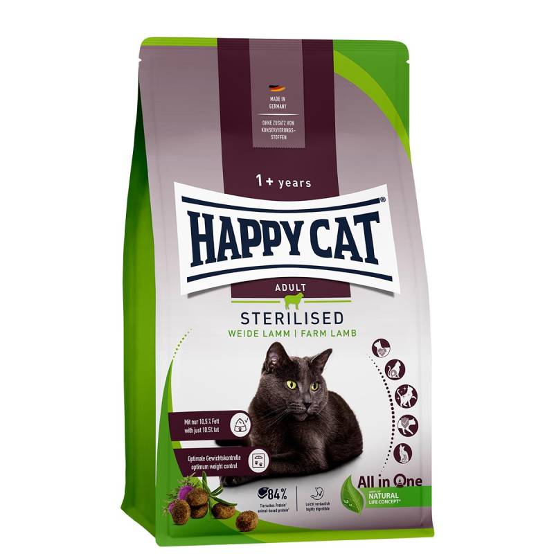 Happy Cat Sterilised Adult Weide Lamm 1,3kg von Happy Cat