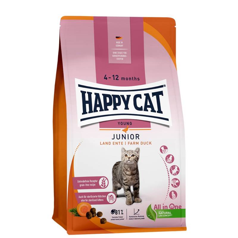 Happy Cat Young Junior Land Ente 1,3kg von Happy Cat