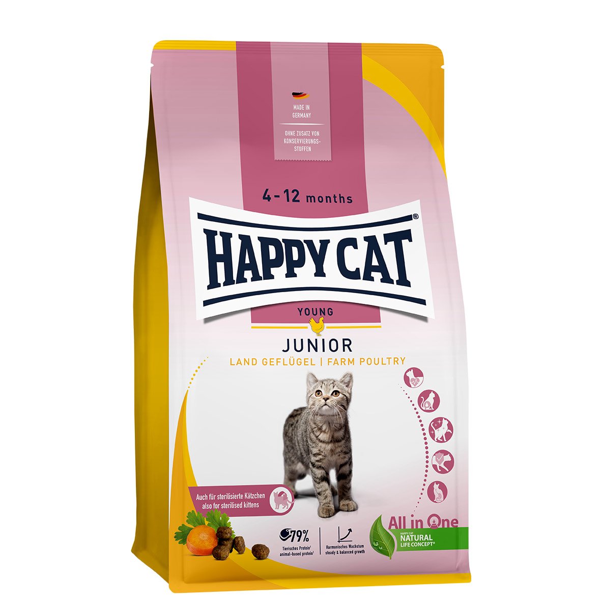 Happy Cat Young Junior Land Geflügel 1,3kg von Happy Cat