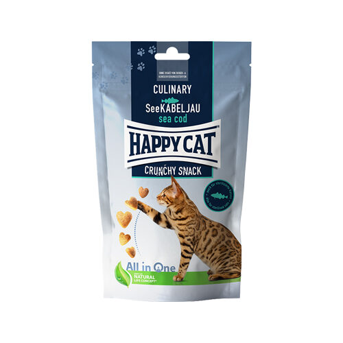 Kulinarischer Knuspersnack - Kabeljau 70 g von Happy Cat