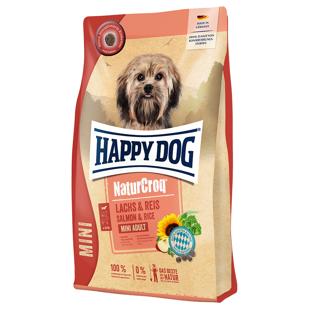 Happy Dog NaturCroq Mini Adult Lachs & Reis - 4 kg von Happy Dog NaturCroq