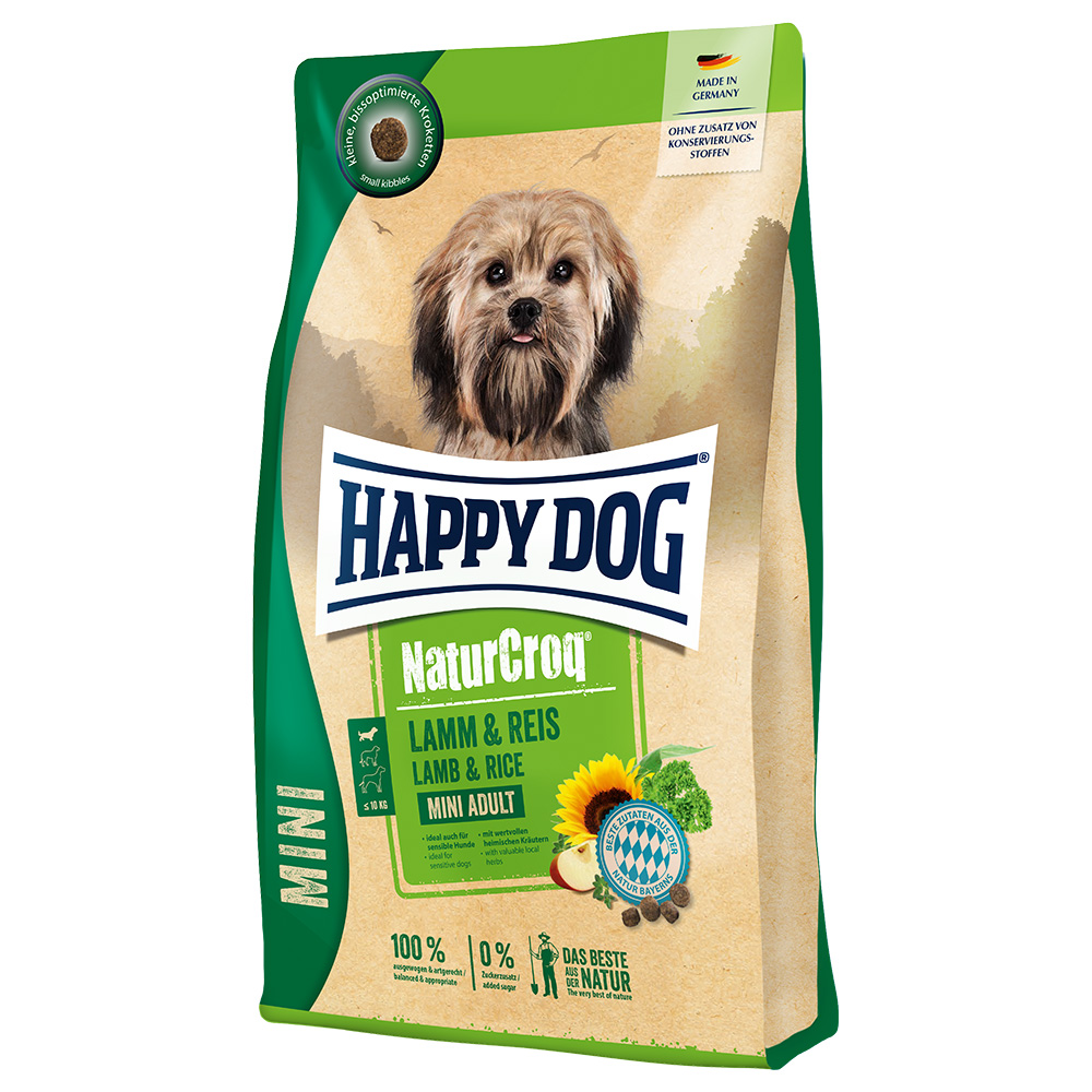 Happy Dog NaturCroq Mini Adult Lamm & Reis - 4 kg von Happy Dog NaturCroq