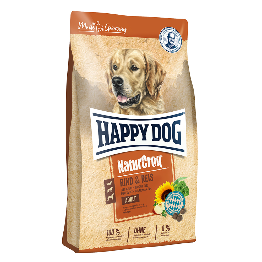 Happy Dog NaturCroq Rind & Reis - 15 kg von Happy Dog