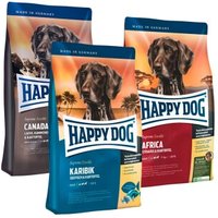 HAPPY DOG Sensible Probierpaket "Länderreise 2.0" 3x1kg von Happy Dog