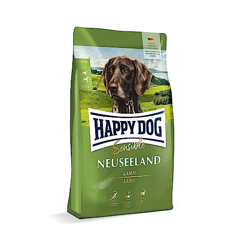 Happy Dog 03531 - Sensible Neuseeland Lamm - Hunde-Trockenfutter für ausgewachsene Hunde - 1 kg Inhalt von Happy Dog