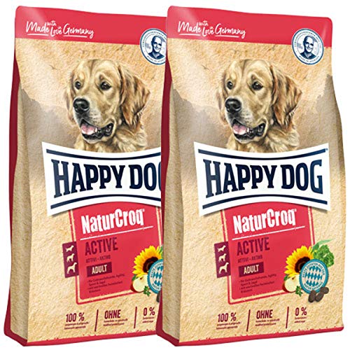 Happy Dog 2 x 15 kg NaturCroq Adult Active von Happy Dog