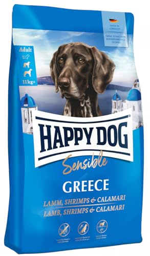 Happy Dog - Sensible Greece Lamm, Shrimps & Calamari M - Trockenfutter für ausgewachsene Hunde - 11 kg von Happy Dog
