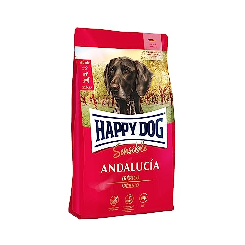 Happy Dog 60666 - Sensible Andalucía Ibérico-Schwein - Trockenfutter für ausgewachsene Hunde - 11 kg Inhalt von Happy Dog