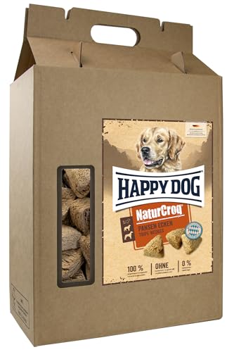 Happy Dog 60745 - NaturCroq Pansen-Ecken - Vollkorn-Snack für mittlere und große Hunde- 5 kg Inhalt von Happy Dog