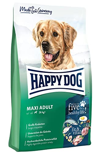 Happy Dog 60761 - Supreme fit & vital Maxi Adult - Hunde-Trockenfutter für große Hunde - 14 kg Inhalt von Happy Dog