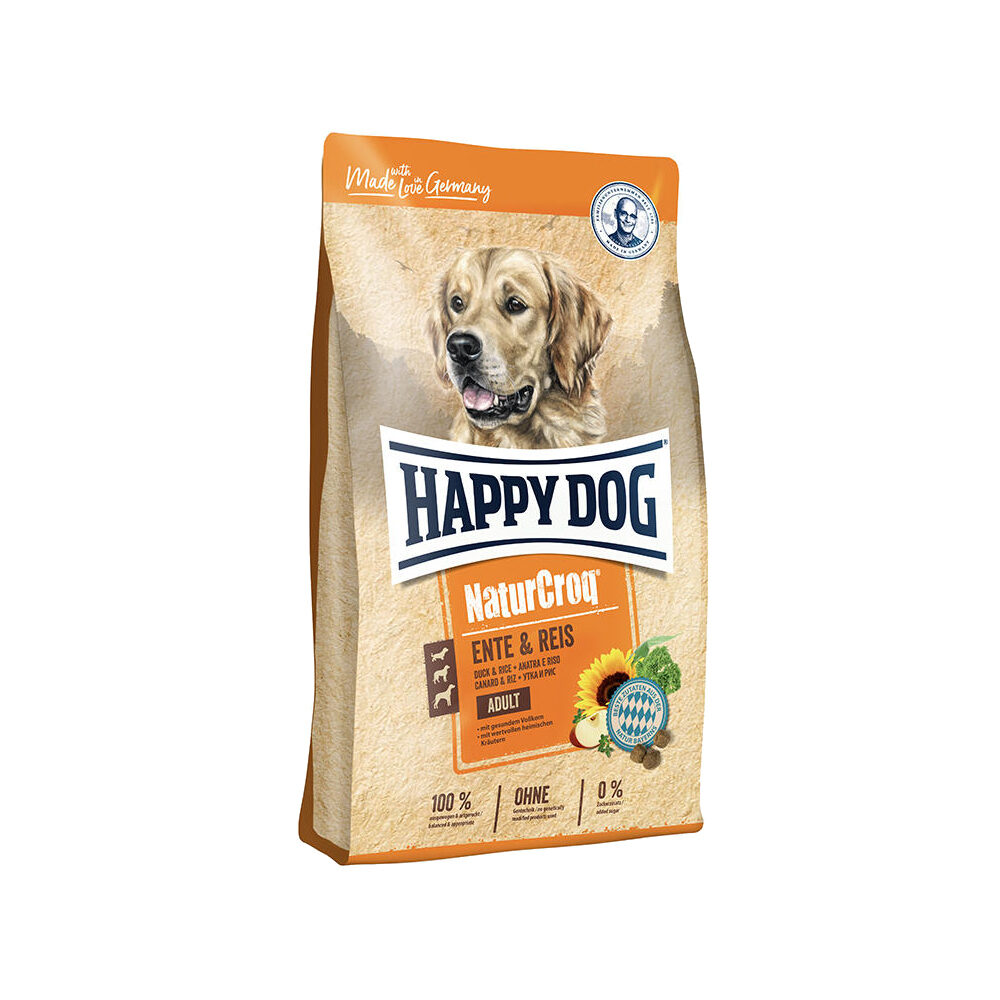 Happy Dog NaturCroq - Ente und Reis - 11 kg von Happy Dog