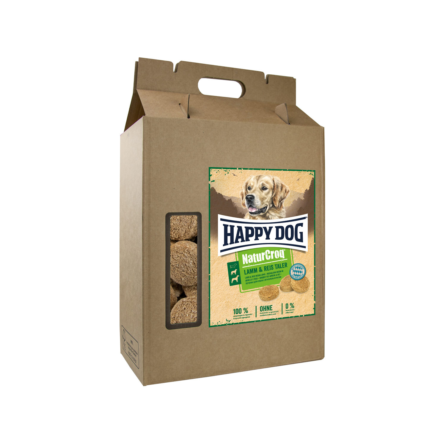 Happy Dog NaturCroq Hundekekse - Lamm & Reis - 5 kg von Happy Dog