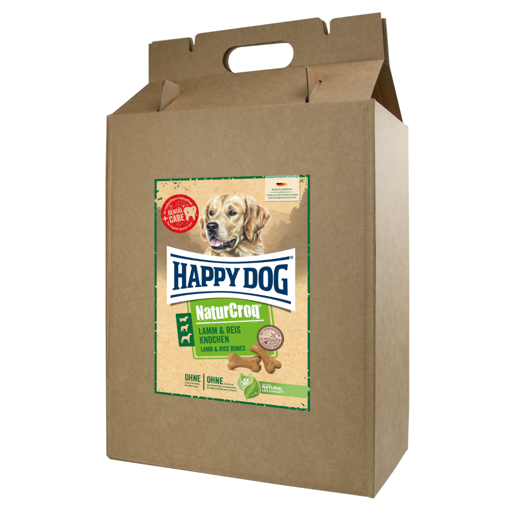 Happy Dog NaturCroq Knochen mit Lamm & Reis 5 kg Happy Dog NaturCroq Knochen mit Lamm & Reis 5 kg von Happy Dog