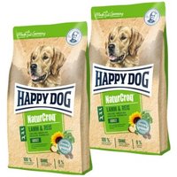 HAPPY DOG NaturCroq Lamm & Reis 2x15 kg von Happy Dog