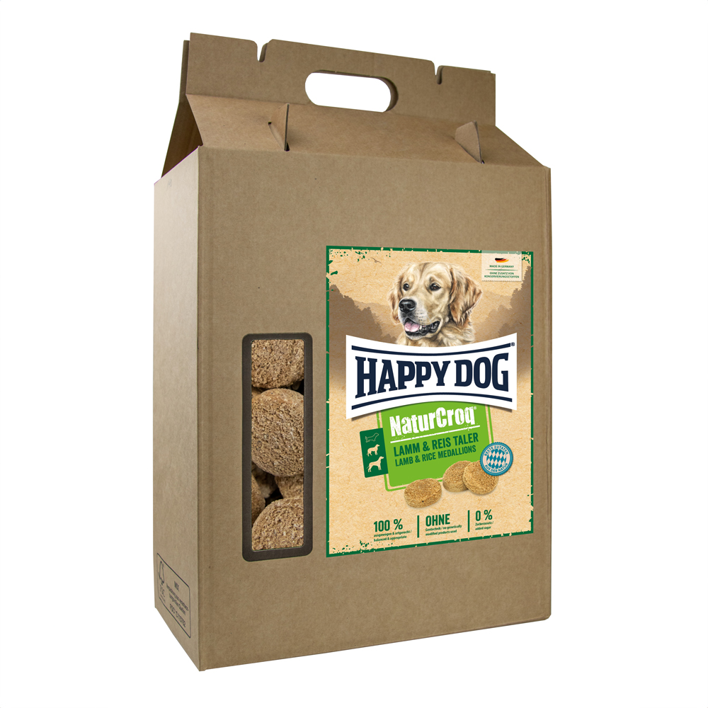 Happy Dog NaturCroq Lamm und Reis Taler - Sparpaket: 2 x 5 kg von Happy Dog