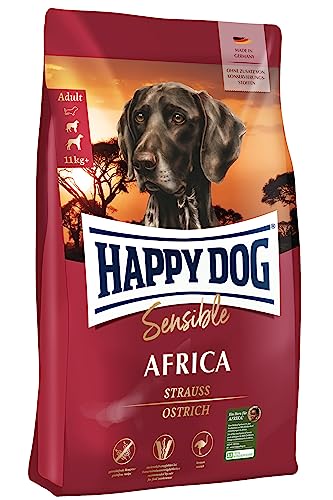 Happy Dog Sensible Africa M 1 kg - Trockenfutter, Geschmacksrichtung Strauss von Happy Dog