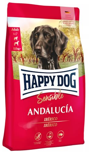 Happy Dog Sensible Andalucía - M - Trockenfutter, Hundefutter - Geschmacksrichtung Ibérico-Schwein - 11kg von Happy Dog