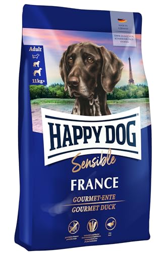 Happy Dog Sensible France M 1 kg - Trockenfutter, Geschmacksrichtung Gourmet Ente von Happy Dog
