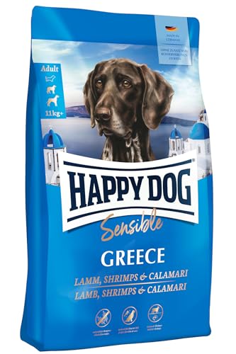 Happy Dog Sensible Greece M 1 kg - Trockenfutter, Geschmacksrichtung Lamm, Shrimps & Calamari von Happy Dog