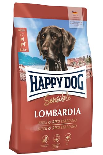 Happy Dog Sensible Lombardia M 1 kg - Trockenfutter, Geschmacksrichtung Ente von Happy Dog