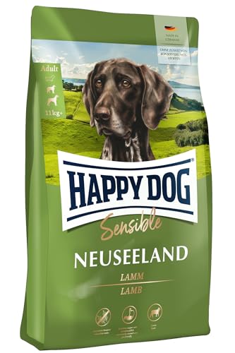 Happy Dog Sensible Neuseeland 1kg - Trockenfutter, Geschmacksrichtung Lamm - M-Serie mit Natural Life Concept von Happy Dog