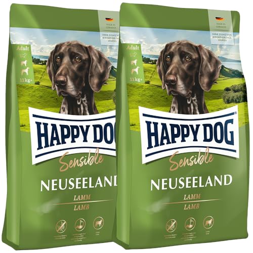 Happy Dog Sensible Neuseeland M 2X 4 kg - Trockenfutter, Geschmacksrichtung Lamm von Happy Dog